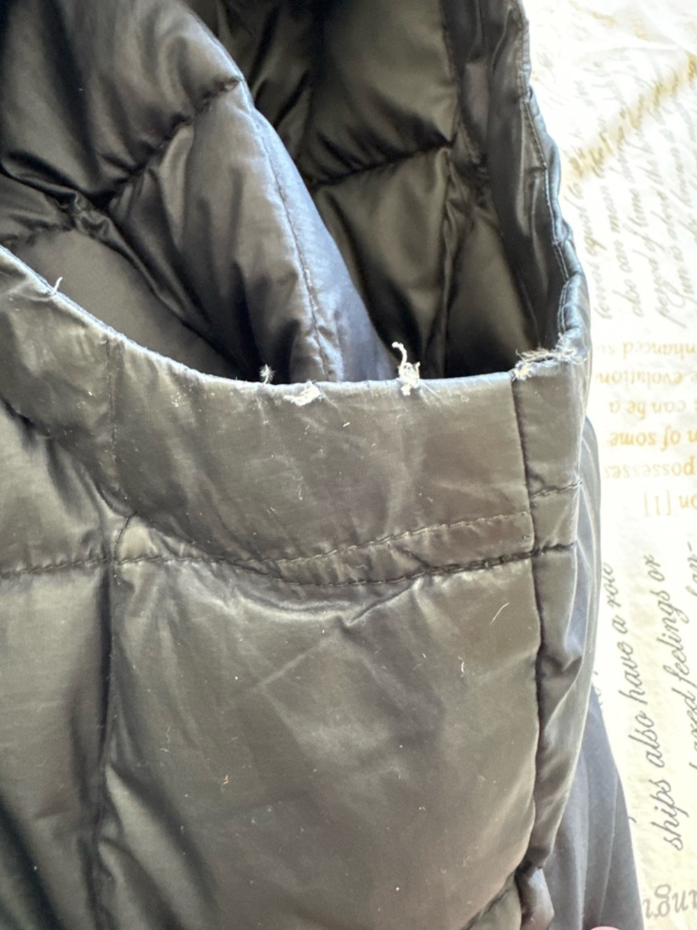 Marmot Black down fill puffer Vest - Picture 11 of 15